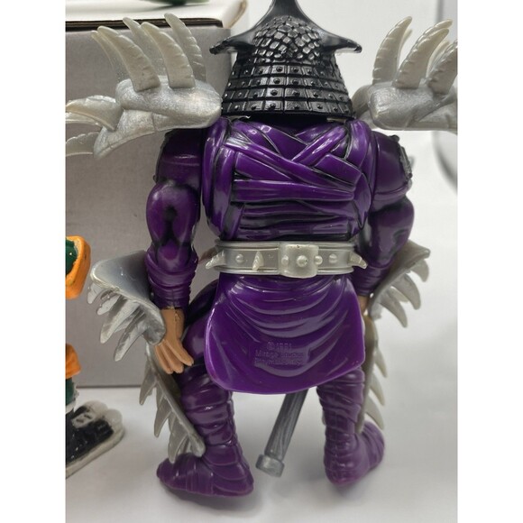 1991 Vintage TMNT Playmates Teenage Mutant Ninja Turtles Lot Of 5 Action Figures - Picture 9 of 11